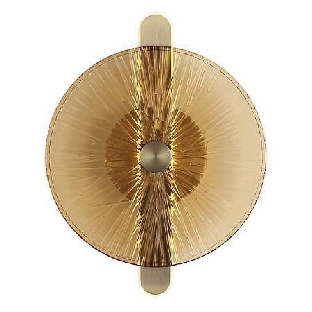 Светильник настенный ST-Luce бронза/янтарь LED 1*11W 4000K SL6141.311.01 - фото