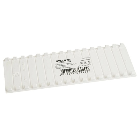 Заглушка для боксов (стандарт EBX50-2, EBX50-3), 8 модулей, белый, LD499 - фото