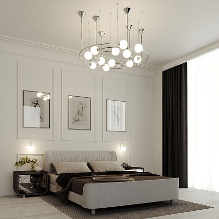 Потолочный светильник Bogate's 360/12 хром - фото