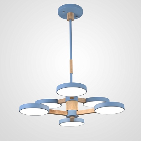 Подвесная Люстра Turna Dbl L6 Blue Imperiumloft 229090-26 - фото