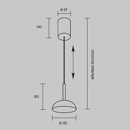 Подвесной светильник Maytoni MOD451PL-L8B3K - фото