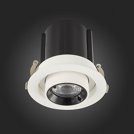 Св-к встр. Белый LED 1*12W 3000K 900Lm Ra80 24° IP20 D90xH92 180-240V ST702.238.12 - фото