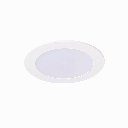 Св-к встр. Белый LED 1*9W 3000K 585Lm Ra80 110° IP20 D145xH8 90-265V ST209.538.09 - фото