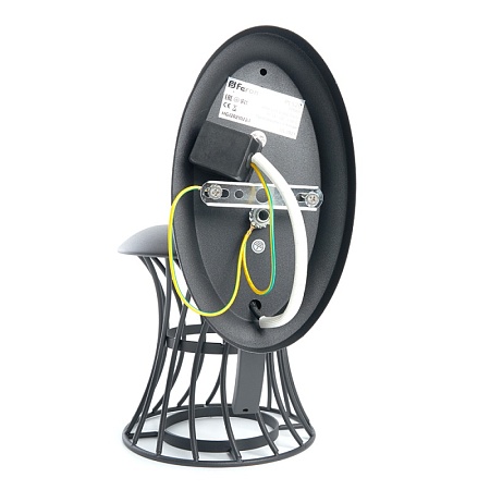 Светильник садово-парковый Feron PL520 на стену вниз  60W E27 230V, черный - фото