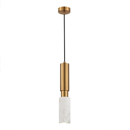 Светильник подвесной ST-Luce Латунь/Латунь, Белый GU10 1*5W 4000K SL1192.353.01 - фото