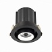 Св-к встр. Черный LED 1*12W 4000K 900Lm Ra80 24° IP20 D90xH92 180-240V ST702.448.12 - фото