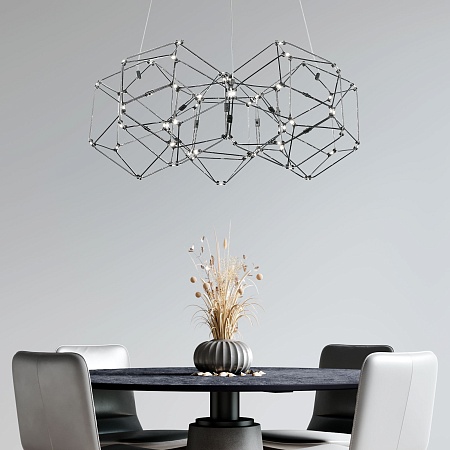 Подвесной акцентный светильник Eurosvet 90169/5 черный жемчуг - фото