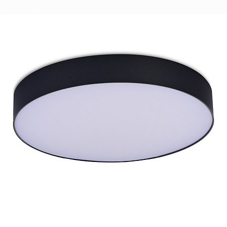 Светильник потолочный Черный LED 1*48W 3000K 4 320Lm Ra>85 120° IP20 D400xH55 185-265V ST606.432.48 - фото