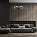 Светильник подвесной ST-Luce Черный/Дымчатый, Белый LED 1*36W 3000K SL6019.333.01 - фото