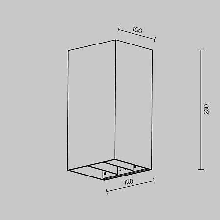 Уличный настенный светильник Outdoor O525WL-L20B3K - фото