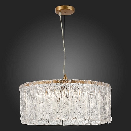 Светильник подвесной Золотистый/Прозрачный E27 6*40W SLE283203-06 - фото