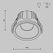 Встраиваемый светильник Technical Alfa LED DL043-01-15W3K-RD-WB - фото