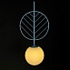 Подвесной Светильник Leaf B Голубой Imperiumloft 178146-26 - фото