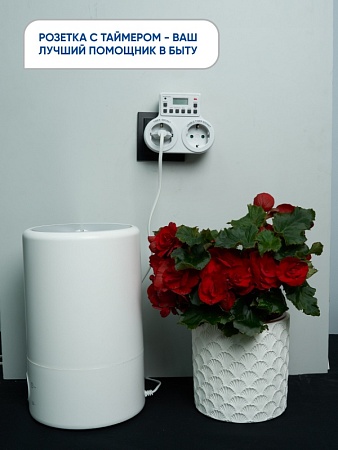 Розетка с таймером Feron TM25 недельная электронная мощность 3500W/16A - фото