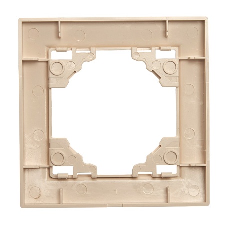 Рамка 1-местная STEKKER, PFR00-9001-02, серия Эрна, слоновая кость - фото