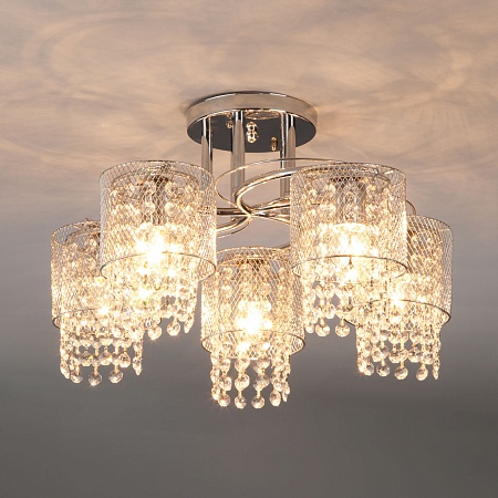 Потолочный светильник Eurosvet 30137/5 хром - фото