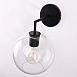 Бра Rh Utilitaire Globe Shade Single Sconce Black Imperiumloft 123275-22 - фото