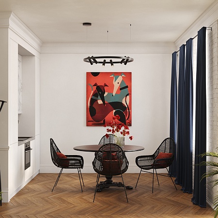 Подвесной светильник Maytoni Satellite MOD102PL-L42BK - фото