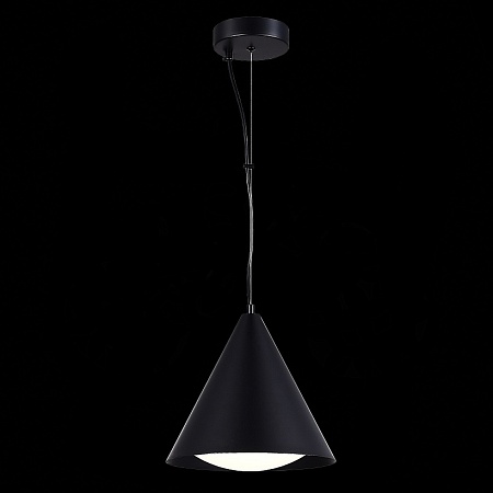 Светильник подвесной ST-Luce Черный/Черный LED 1*7W 3000K SL6501.403.01 - фото