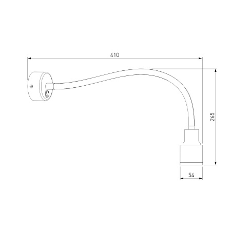 Светодиодный светильник с гибким основанием Molly LED белый Molly LED белый (MRL LED 1015) Elektrostandard - фото