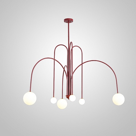 Потолочная Люстра Day L6 D130 Red Imperiumloft 233062-26 - фото