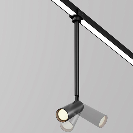 Уличный трековый светильник Focus led Elasity IP 3000К 8Вт 55° черный - фото