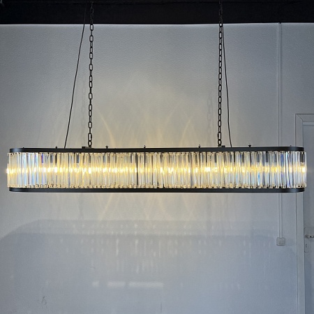 Люстра Rh 1920S Odeon Clear Glass Black 180 Imperiumloft 248522-22 - фото