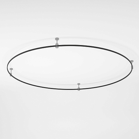 Esthetic Magnetic Шинопровод Round черный Ø1800 85218/00 Elektrostandard - фото