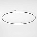 Esthetic Magnetic Шинопровод Round черный Ø1800 85218/00 Elektrostandard - фото