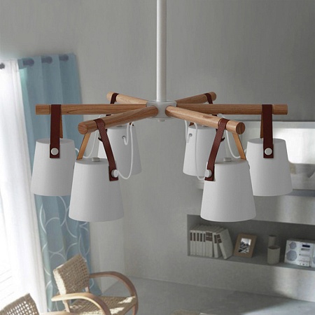 Люстра Потолочная На Штанге Natura C6 Black Imperiumloft 178001-26 - фото