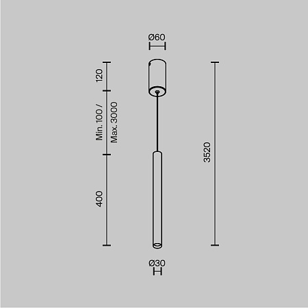 Подвесной светильник Maytoni Pro Base MOD159PL-L6GK - фото