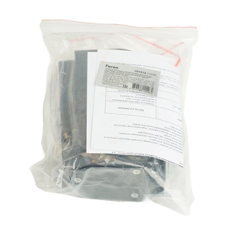 Коннектор (адаптер для установки Т8 лампы цоколь G13) для шинопровода, черный LD1016 - фото