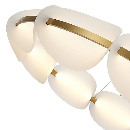 Люстра подвесная ST-Luce Золотистый/Белый LED 1*65W 3000K SL1304.203.65 - фото