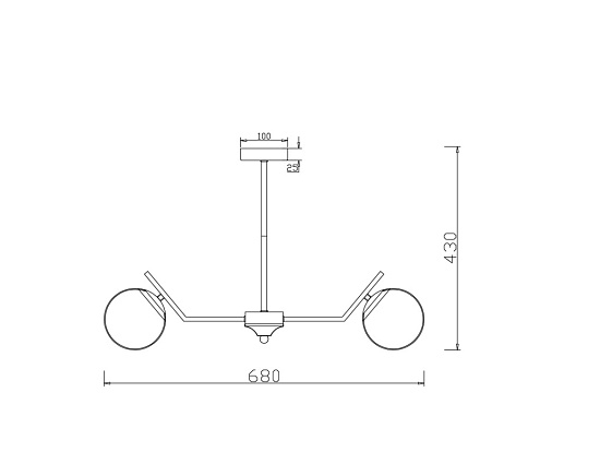 Люстра Freya Moonrock FR5173PL-06BS - фото