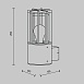 Настенный светильник (бра) Outdoor Barrel O453WL-01GF - фото