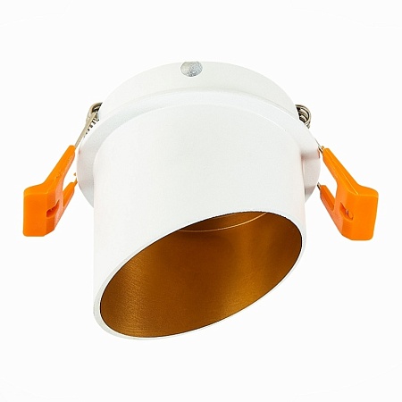 Св-к встр. Белый GU10 1*50W IP20 L68xW68xH68 220V Без ламп ST214.508.01 - фото