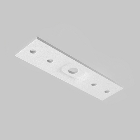 Коннектор прямой Exility накладной белый - фото