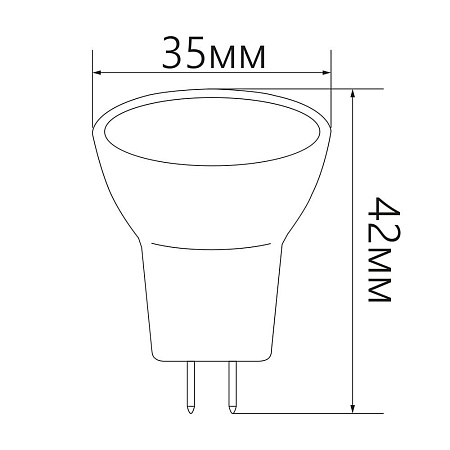 Лампа светодиодная Feron LB-271 MR11 G5.3 3W 230V 4000K - фото