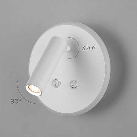 Настенный светодиодный светильник Tera LED белый Tera LED белый (MRL LED 1014) Elektrostandard - фото