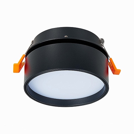 Встраиваемый поворотный светильник Черный LED 1*14W 4000K 1 100Lm Ra>90 120° IP20 D105x ST651.448.14 - фото