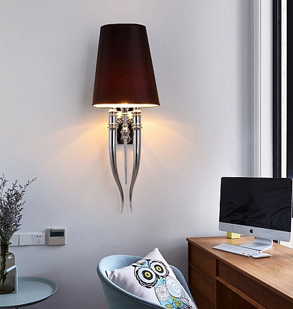 Настенный Светильник Crystal Light Brunilde Ipe Cavalli H52 Gold/Black Imperiumloft 189450-22 - фото