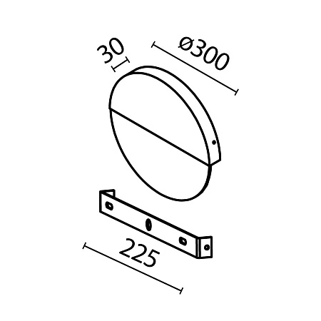 Настенный светильник (бра) Maytoni Jupiter MOD320WL-L6BS3K1 - фото