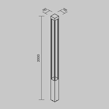 Садово-парковый светильник Outdoor Elbe O424FL-L25GF - фото