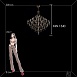 10259/1000 Gold Asfour Подвесной светильник LOFT IT Mira - фото