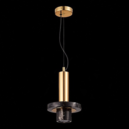 Светильник подвесной ST-Luce Золотистый/Черный GU10 1*5W SL1210.403.01 - фото