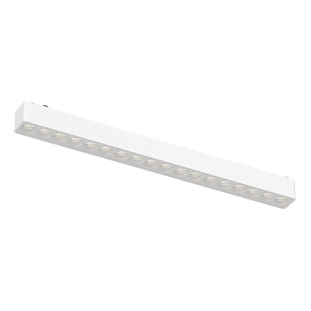 Магнитный трековый светильник Белый LED 1*18W 3000K 1 560Lm Ra>90 36° IP20 L338xW26xH24 ST673.536.18 - фото
