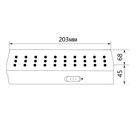 Светильник аккумуляторный, 30 LED DC, белый, EL15 - фото