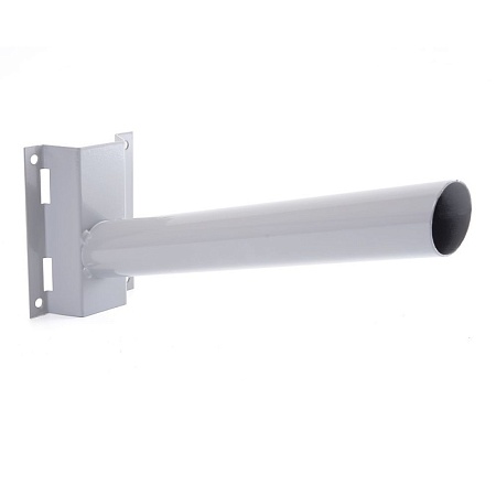 Кронштейн для уличных (консольных) светильников под бандажную ленту, посадочный диаметр 48мм, серый, ДС-4 - фото