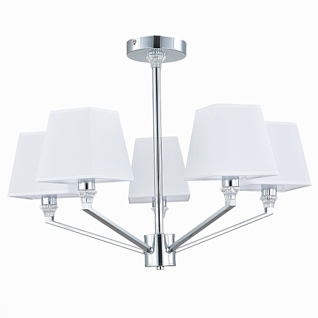 Светильник потолочный Хром/Белый E14 5*40W SLE107602-05 - фото