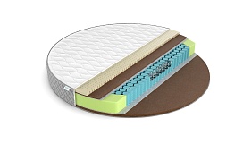 Круглый Матрас Lonax Round Cocos Medium TFK